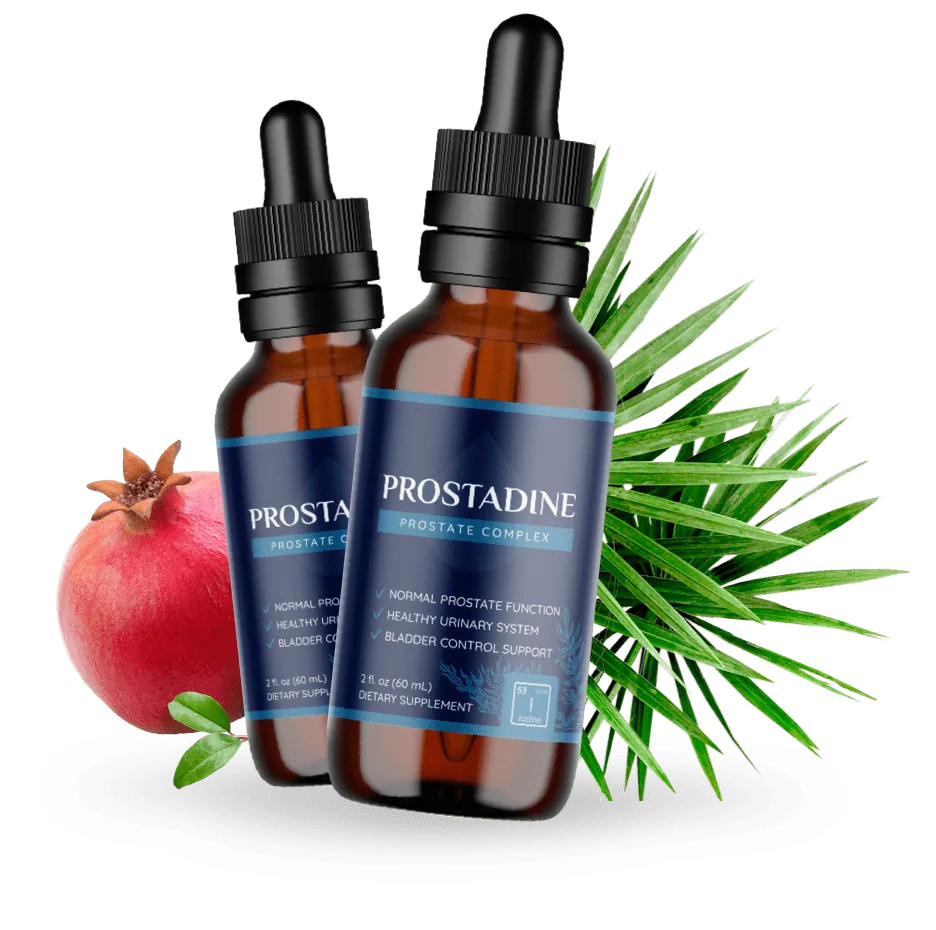 Prostadine Prostate Complex 60ml dropper bottle with saw palmetto, seaweed and pomegranate